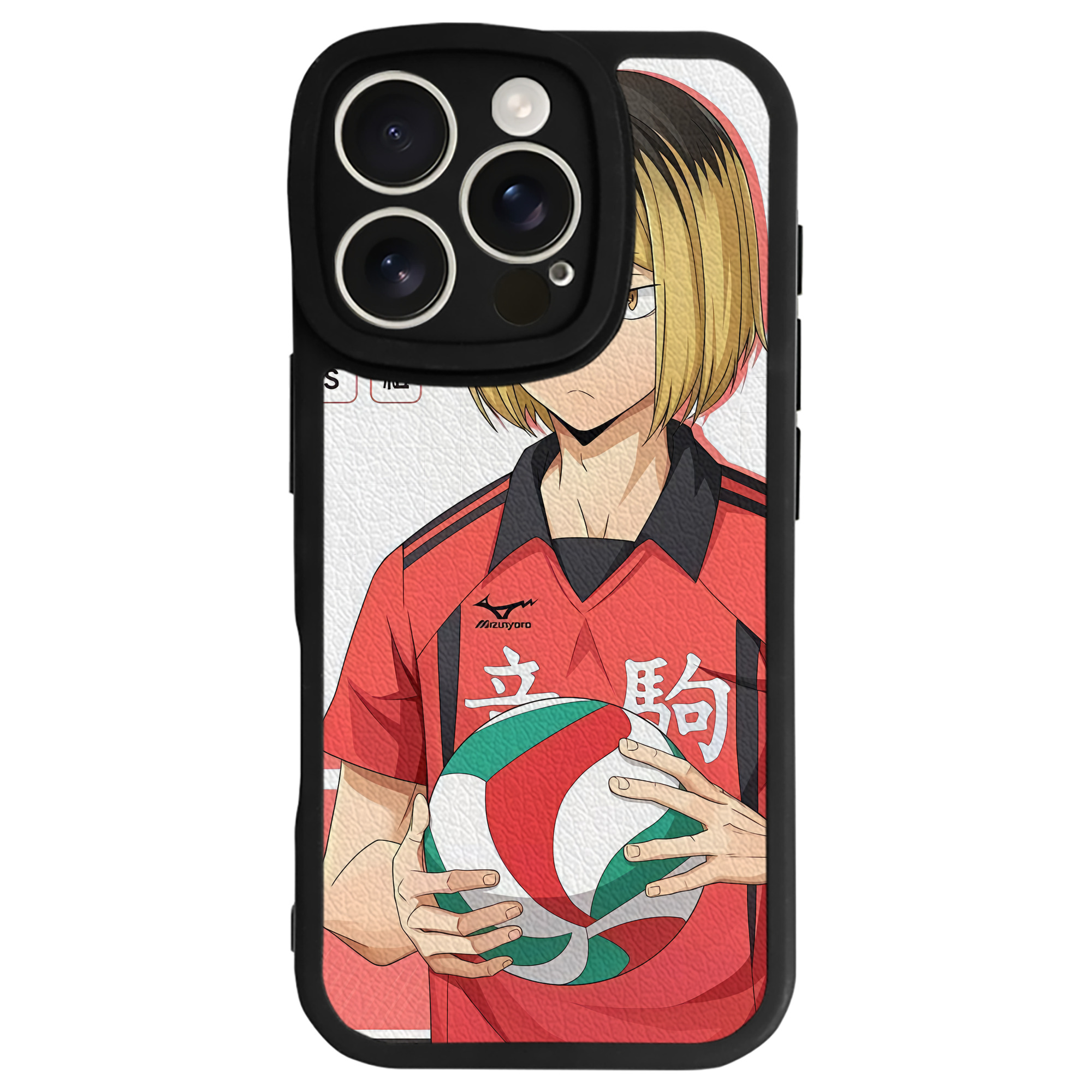 （画像用） ハイキュー!! Haikyu!! 【iPhone 16シリーズ対応】シリコンスマホケース（レザー調） 材質：シリコン